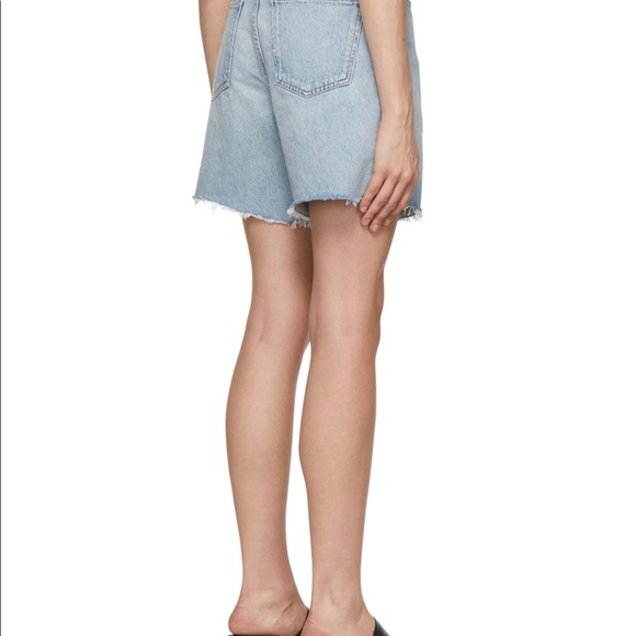 AGOLDE high waisted denim shorts sz 29 - Picture 6 of 6